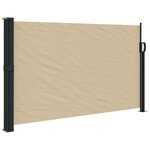 vidaXL Auvent latéral rétractable beige 120x600 cm