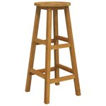 vidaXL Ensemble de bar 3 Pièces Bois d'acacia solide