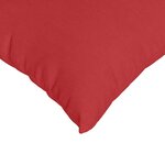 vidaXL Coussins de canapé 2 Pièces Rouge 80 x 40 cm tissu