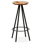 vidaXL Ensemble de bar 7 Pièces Bois massif recyclé