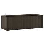 vidaXL Lit surélevé de jardin avec système d'arrosage Moka 100x43x33cm
