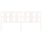 vidaXL Tête de lit blanc 205 5x4x100 cm bois massif de pin