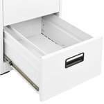 vidaXL Classeur Blanc 46x62x72 5 cm Acier