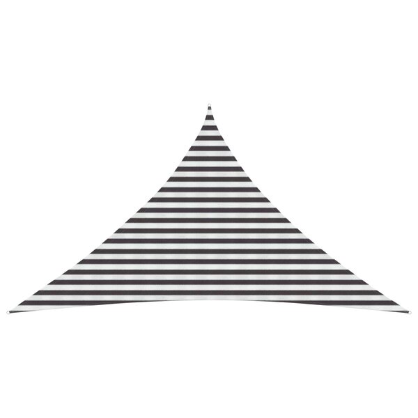 vidaXL Voile d'ombre 3 5 x 3 5 x 4 9 m HDPE Triangulaire