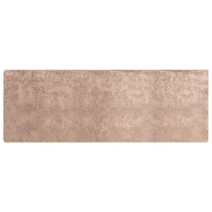 vidaXL Coureur de Tapis MARSA Sable 100 x 250 cm Polyester et PVC