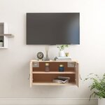 vidaXL Armoire murale 60x30x30 cm Bois de pin massif