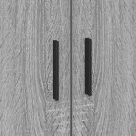 vidaXL Cadre de lit Grey Sonoma 90x190 cm