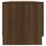 vidaXL Meuble TV Chêne marron 80x35x36 5 cm Bois d'ingénierie
