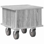 vidaXL Meuble TV Gris Sonoma 37 x 35 x 35 cm Bois d'ingénierie