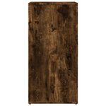 vidaXL Buffets 2 Pièces chêne fumé 59x39x80 cm bois d'ingénierie