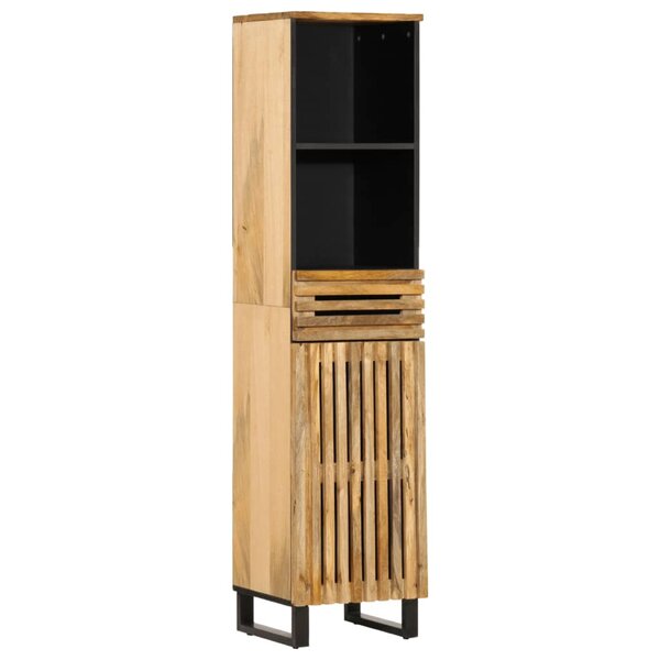 vidaXL Buffet 38x34x160 cm bois de manguier massif brut