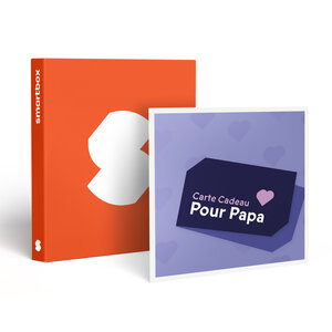 SMARTBOX - Coffret Cadeau Carte cadeau pour papa - 50 € -  Multi-thèmes