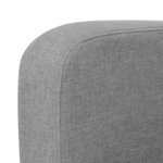 vidaXL Ensemble de canapés 2 Pièces tissu gris clair