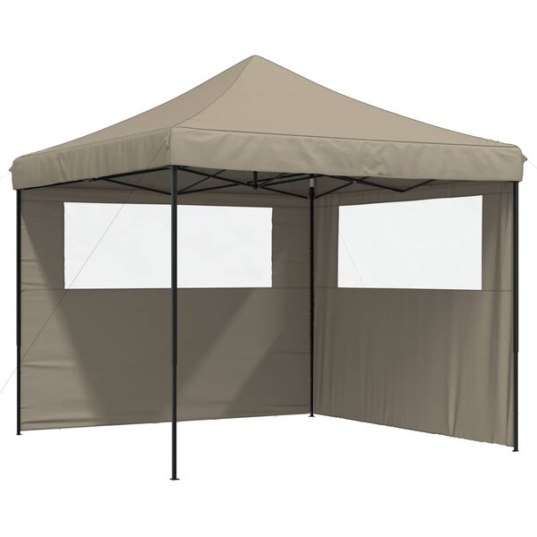 vidaXL Tente de fête Taupe 292 x 292 x 315 cm Tissu Oxford