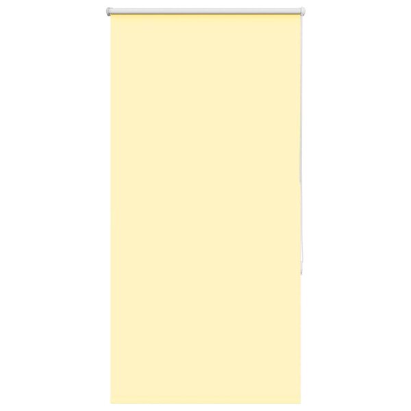 vidaXL Store enrouleur occultant jaune largeur du tissu 70 7 cm