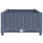 vidaXL Lit surélevé 120x40x23 cm Polypropylène