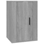 vidaXL Meubles TV muraux 2 Pièces Sonoma gris 40x34 5x60 cm