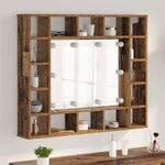 vidaXL Armoire Miroir Bois ancien 91 x 15 x 76.5 cm Bois d'ingénierie