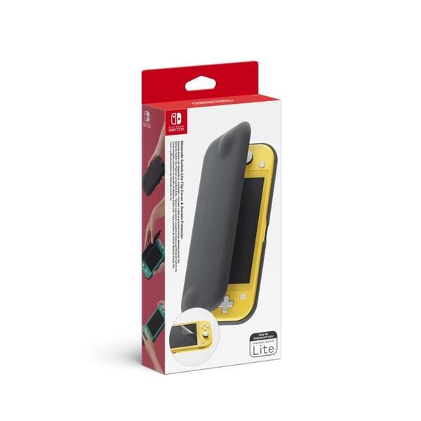 Pochette a rabat et Protection d'écran Nintendo Switch Lite