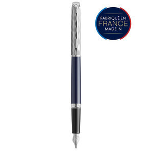 Waterman hémisphère l'essence du bleu stylo plume  bleu  plume fine  encre bleue  coffret cadeau