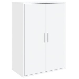 vidaXL Buffet blanc 60x31x84 cm bois d'ingénierie