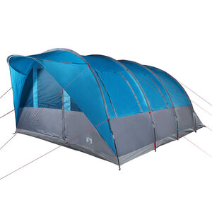 vidaXL Tente familiale tunnel 7 personnes bleu imperméable