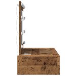 vidaXL Table de Toilette Marron 83 x 40 x 70 cm Bois d'ingénierie