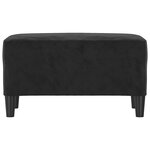 Banc banquette 70 x 35 x 41 cm velours noir 02_0010619