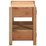 vidaXL Meuble TV Marron 83 x 33 x 46 cm Bois Recyclé Solide
