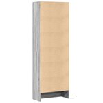vidaXL Buffet haut LED sonoma gris 69x32 5x200 cm bois d’ingénierie