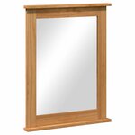 vidaXL Ensemble de mobilier de salle de bain 4 Pièces marron miel