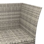 Salon de jardin meuble d'extérieur ensemble de mobilier 3 pièces avec coussins gris résine tressée 02_0015978