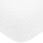 vidaXL Coussin de sommeil Uni Blanc 60 x 40 x 13 cm