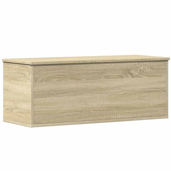 vidaXL Boîte de rangement chêne sonoma 90x35x35 cm bois d'ingénierie