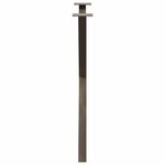 vidaXL Pieds de table à manger en forme de X  2 pièces  acier naturel  70 x (72-73) cm