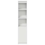 vidaXL Buffet haut blanc 37 5x35x180 cm bois d'ingénierie
