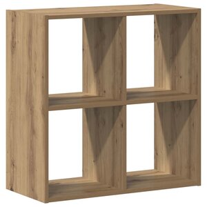 vidaXL Bibliothèque chêne artisanal 68 5x32x68 5 cm bois d'ingénierie