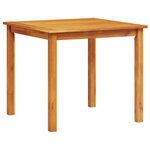 Ensemble de jardin 3 pièces en bois massif d'acacia