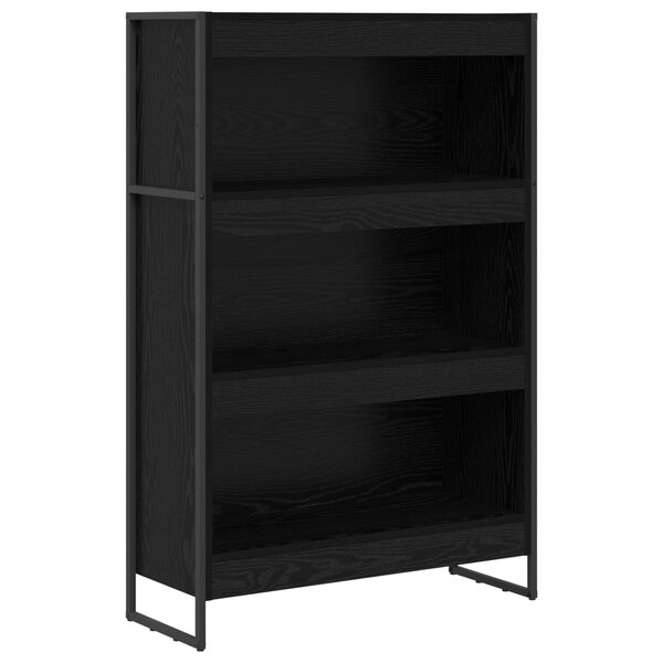 vidaXL Bibliothèque Chêne noir 80 x 30 x 155 cm Bois d'ingénierie