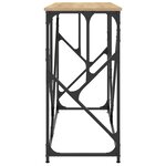 vidaXL Table console chêne sonoma 100x40x80 cm bois d'ingénierie