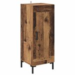 vidaXL Haut Armoire Bois Ancien 34 5 x 34 x 180 cm Bois d'ingénierie