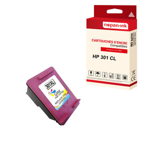 Nopan-ink - x1 cartouche hp 301 cl xl 301 clxl compatible