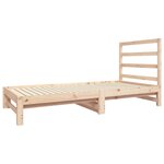 vidaXL Lit coulissant 2x(90x190) cm Bois de pin massif