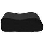 vidaXL Coussin d’assise Uni Noir 40 x 40 x 13 cm