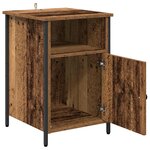 vidaXL Cabinet de chevet Bois ancien 40 x 42 x 60 cm Bois d'ingénierie