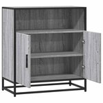vidaXL Buffet sonoma gris 68x35x76 cm bois d'ingénierie