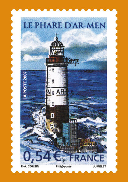 Carte postale prétimbrée - Le phare d'Ar-men - International