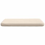 vidaXL Coussins de siège 4 Pièces Beige 40 x 40 x 3 cm
