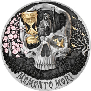 Monnaie MEMENTO MORI 2 Oz Argent 2000 Francs Cameroon 2026 (PRÉCOMMANDE)