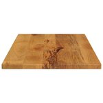 vidaXL Dessus de table 80x60x3 8 cm rectangulaire bois massif manguier